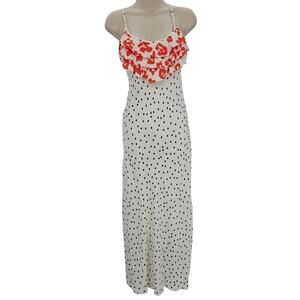 red and white polka dot dress target Petal and Pup Leni Maxi Dress